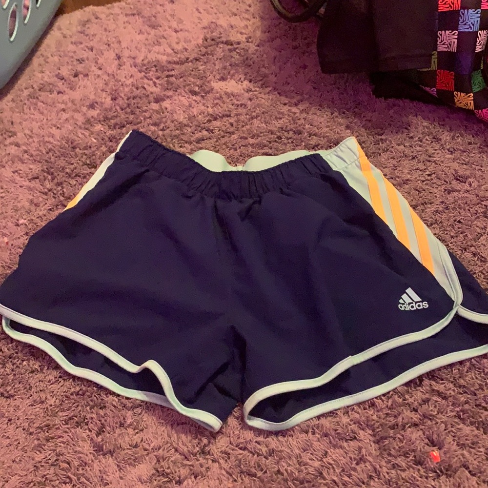 navy blue adidas shorts